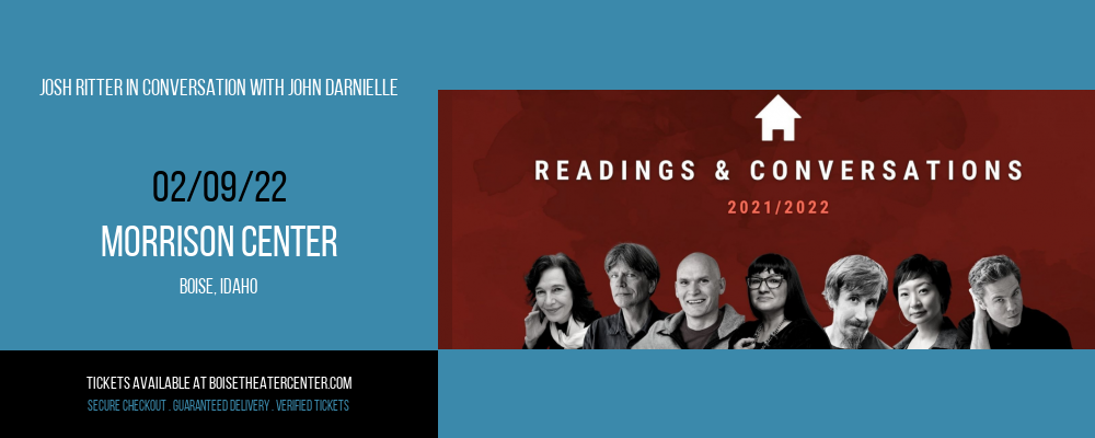Josh Ritter In Conversation With John Darnielle at Morrison Center tickets Josh Ritter In Conversation With John Darnielle at Morrison Center