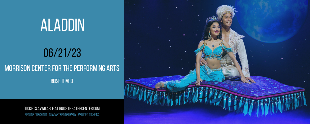 Aladdin at Morrison Center tickets Aladdin at Morrison Center
