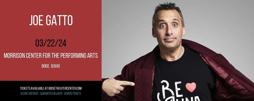 Joe Gatto at Morrison Center For The Performing Arts