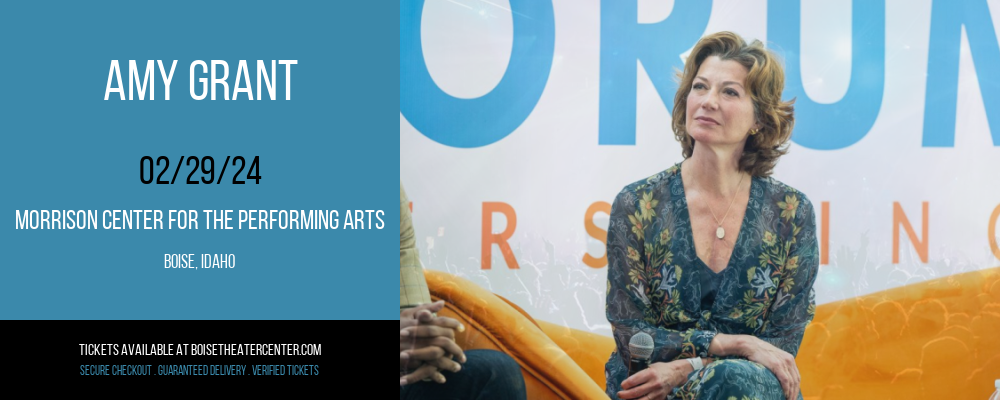 Amy Grant at Morrison Center For The Performing Arts